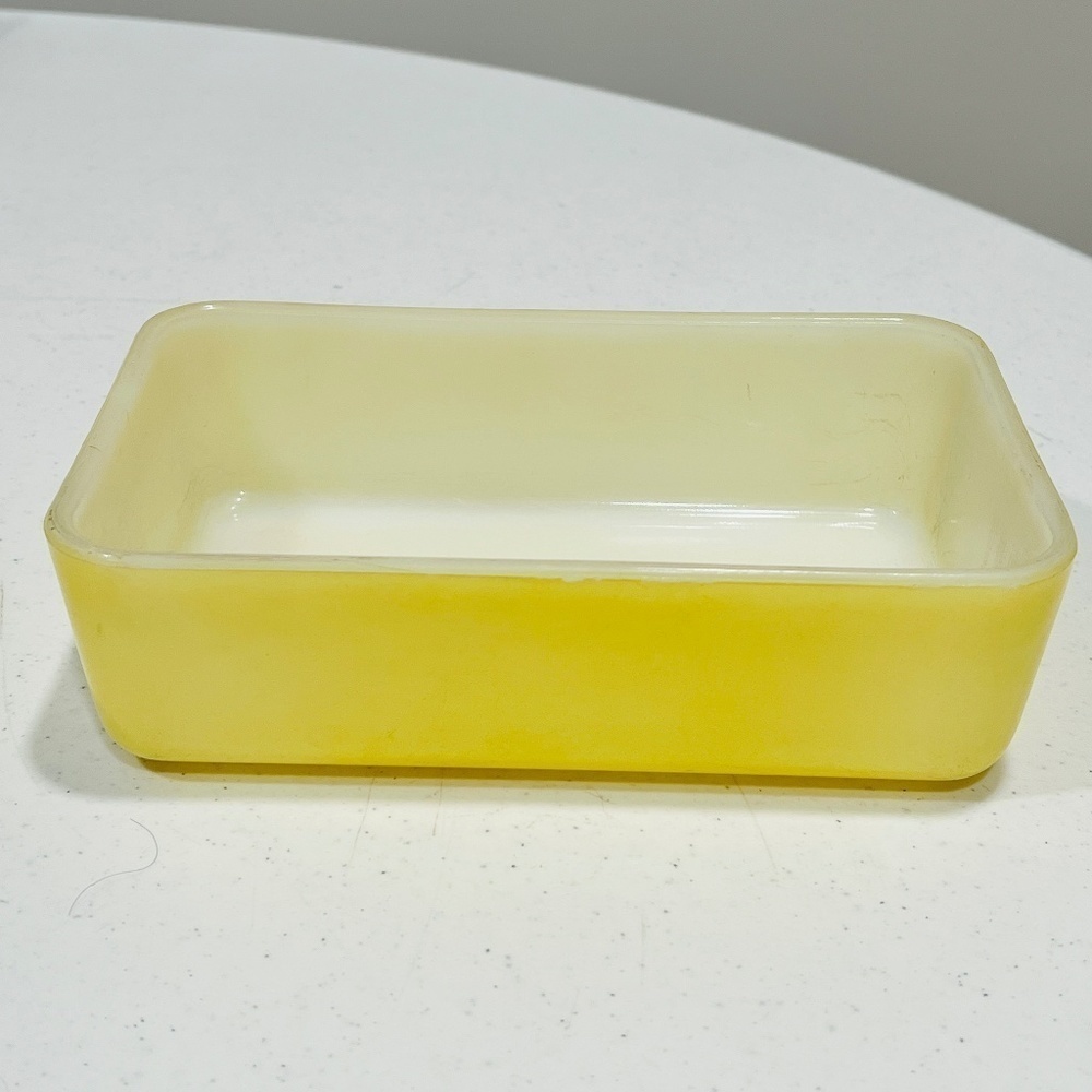 Maid Of Honor Vintage Yellow Bake And Serve Dish Bakeware